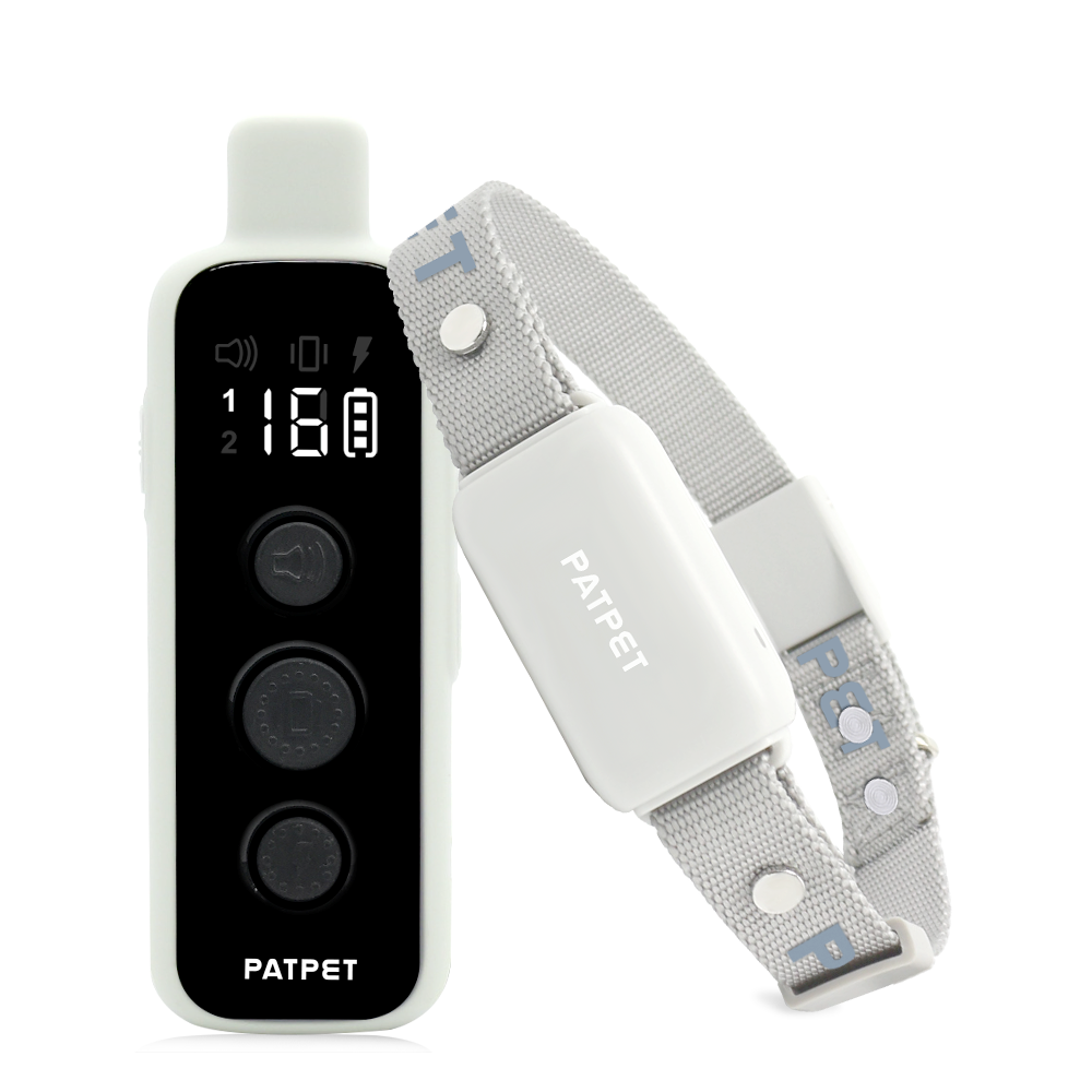 PATPET Dog Training Bark Collar with Remote 300M Range Sound