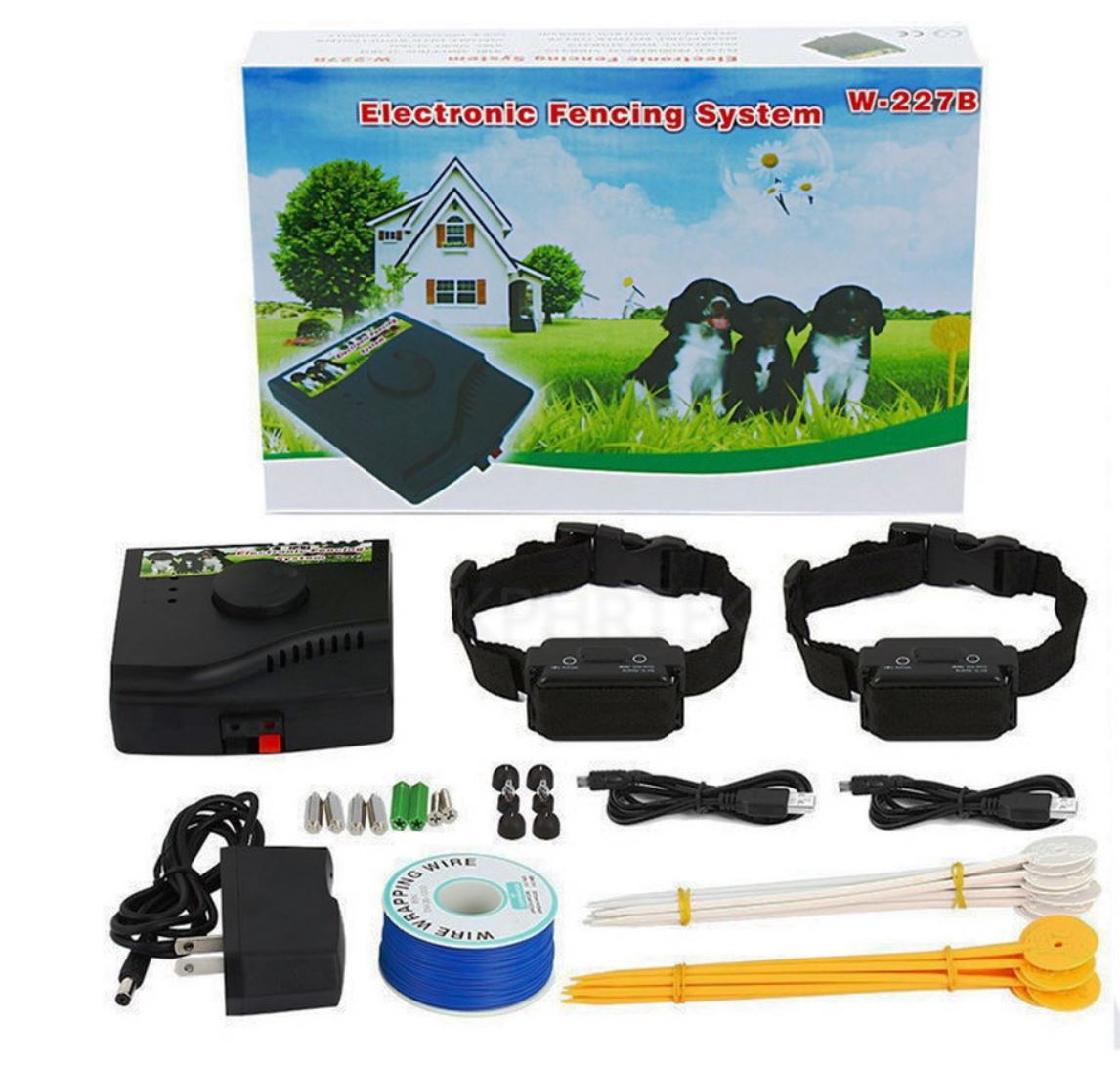 Electric dog fencing outlet system