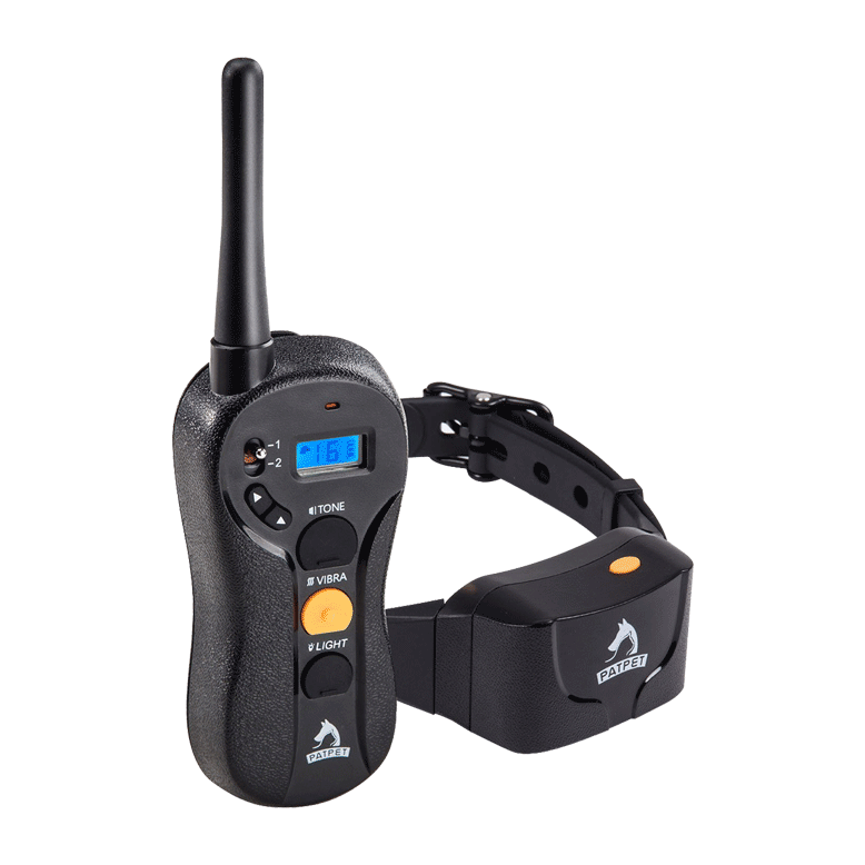 PATPET Dog Training Bark Collar with Remote - 600M Range - Sound & Vibration - 630 Model